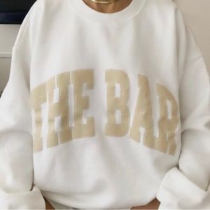 NEW The Bar Varsity Sweatshirt